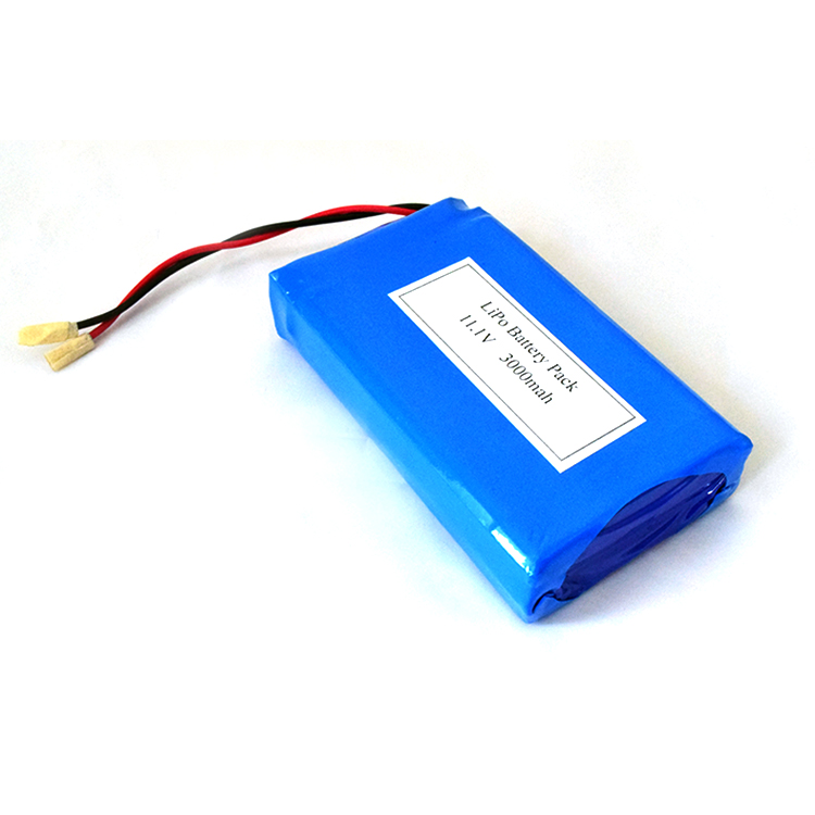 Rechargeable 11.1V 3000mah lithium polymer battery pack 605080 3S1P 3000mah for LED