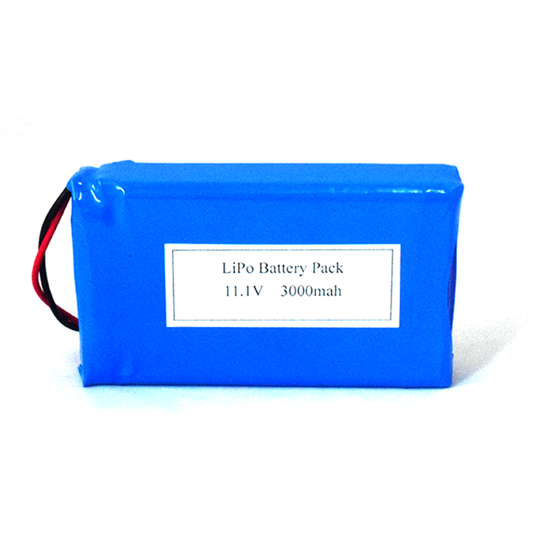 Rechargeable 11.1V 3000mah lithium polymer battery pack 605080 3S1P 3000mah for LED
